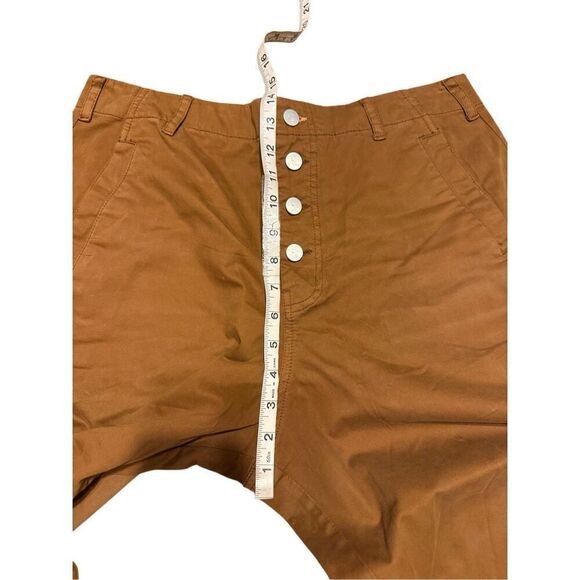 Brand New Anthropologie Pilcro The Arin Mid Rise Button Front Barrel Pants 31 - Picture 12 of 13